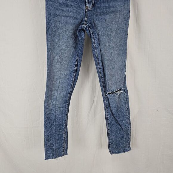Free People We the Free Stella Skinny Jeans Size 27 Raw Hem High Rise - Picture 3 of 6